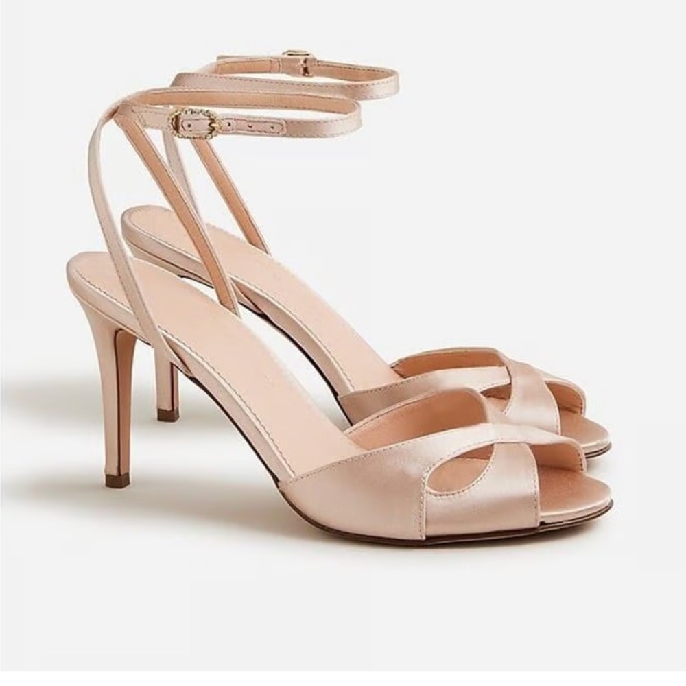 Elegant Nude Strappy Heels